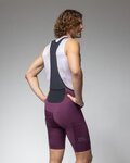 ALÉ Cycling bib shorts - GRAVEL-PRO OFF ROAD - - purple