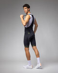 ALÉ Cycling bib shorts - STRADA 2.0 PR-E - black/yellow