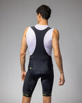 ALÉ Cycling bib shorts - STRADA 2.0 PR-E - black/yellow