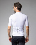 ALÉ Cycling short sleeve jersey - COLOR BLOCK PRAGMA - white