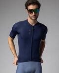 ALÉ Cycling short sleeve jersey - COLOR BLOCK PRAGMA - blue
