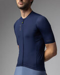 ALÉ Cycling short sleeve jersey - COLOR BLOCK PRAGMA - blue