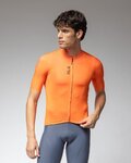 ALÉ Cycling short sleeve jersey - COLOR BLOCK PRAGMA - orange