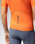 ALÉ Cycling short sleeve jersey - COLOR BLOCK PRAGMA - orange