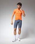 ALÉ Cycling short sleeve jersey - COLOR BLOCK PRAGMA - orange