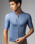 ALÉ Cycling short sleeve jersey - COLOR BLOCK PRAGMA - blue