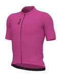 ALÉ Cycling short sleeve jersey - COLOR BLOCK PRAGMA - pink