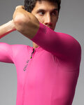 ALÉ Cycling short sleeve jersey - COLOR BLOCK PRAGMA - pink