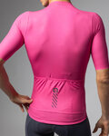 ALÉ Cycling short sleeve jersey - COLOR BLOCK PRAGMA - pink