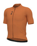ALÉ Cycling short sleeve jersey - COLOR BLOCK PRAGMA - orange