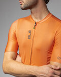 ALÉ Cycling short sleeve jersey - COLOR BLOCK PRAGMA - orange
