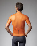 ALÉ Cycling short sleeve jersey - COLOR BLOCK PRAGMA - orange