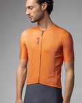 ALÉ Cycling short sleeve jersey - COLOR BLOCK PRAGMA - orange