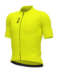 ALÉ Cycling short sleeve jersey - COLOR BLOCK PRAGMA - yellow