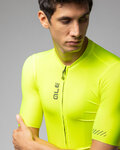 ALÉ Cycling short sleeve jersey - COLOR BLOCK PRAGMA - yellow