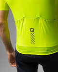 ALÉ Cycling short sleeve jersey - COLOR BLOCK PRAGMA - yellow