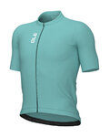 ALÉ Cycling short sleeve jersey - PRAGMA COLOR BLOCK - turquoise