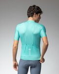 ALÉ Cycling short sleeve jersey - PRAGMA COLOR BLOCK - turquoise