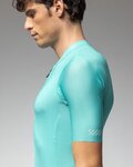ALÉ Cycling short sleeve jersey - PRAGMA COLOR BLOCK - turquoise