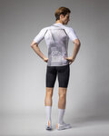 ALÉ Cycling short sleeve jersey - SPRINTER R-EV1 - white/grey