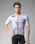 ALÉ Cycling short sleeve jersey - SPRINTER R-EV1 - white/grey