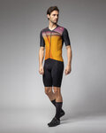 ALÉ Cycling short sleeve jersey - SPRINTER R-EV1 - orange/black/pink
