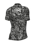 ALÉ Cycling short sleeve jersey - SAFARI PRAGMA - black/white