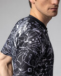 ALÉ Cycling short sleeve jersey - SAFARI PRAGMA - black/white