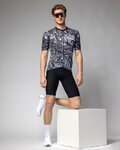 ALÉ Cycling short sleeve jersey - SAFARI PRAGMA - black/white