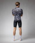 ALÉ Cycling short sleeve jersey - SAFARI PRAGMA - black/white