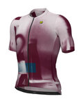 ALÉ Cycling short sleeve jersey - SOUND PR-E - white/bordeaux