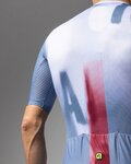 ALÉ Cycling short sleeve jersey - SOUND PR-E - white/blue