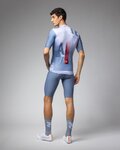 ALÉ Cycling short sleeve jersey - SOUND PR-E - white/blue