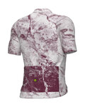 ALÉ Cycling short sleeve jersey - MARBLE PR-E - white/red
