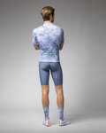 ALÉ Cycling short sleeve jersey - MARBLE PR-E - white/blue
