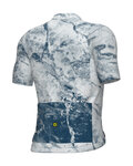 ALÉ Cycling short sleeve jersey - MARBLE PR-E - white/blue