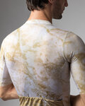 ALÉ Cycling short sleeve jersey - MARBLE PR-E - white/gold