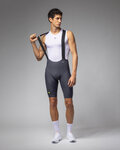 ALÉ Cycling bib shorts - VOLTAGE R-EV1 - grey