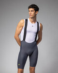 ALÉ Cycling bib shorts - VOLTAGE R-EV1 - grey
