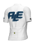 ALÉ Cycling short sleeve jersey - SAUVAGE PR-E - white/blue