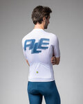 ALÉ Cycling short sleeve jersey - SAUVAGE PR-E - white/blue