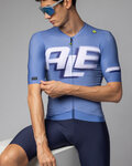 ALÉ Cycling short sleeve jersey - SAUVAGE PR-E - blue/white