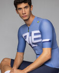 ALÉ Cycling short sleeve jersey - SAUVAGE PR-E - blue/white