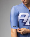 ALÉ Cycling short sleeve jersey - SAUVAGE PR-E - blue/white