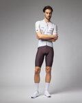 ALÉ Cycling short sleeve jersey - SAUVAGE PR-E - ivory/white