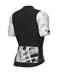 ALÉ Cycling short sleeve jersey - PALM PR-E - black/white