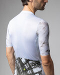 ALÉ Cycling short sleeve jersey - PALM PR-E - white/green