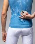 ALÉ Cycling sleeveless jersey - MIRROR PR-E - blue