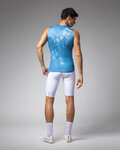 ALÉ Cycling sleeveless jersey - MIRROR PR-E - blue