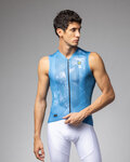 ALÉ Cycling sleeveless jersey - MIRROR PR-E - blue